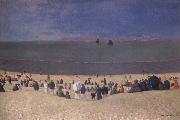 Felix Vallotton, The Beach at Honfleur